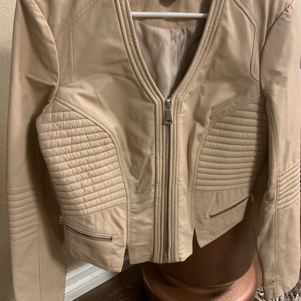 bebe Women’s , Medium Moto Jacket-  Wear with anything any season. Simply cute.